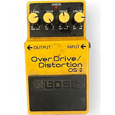 Used BOSS OS2 Overdrive Distortion Effect Pedal