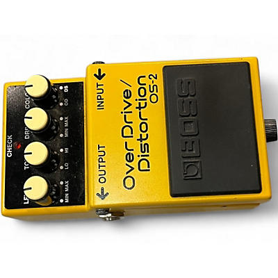 Used BOSS OS2 Overdrive Distortion Effect Pedal