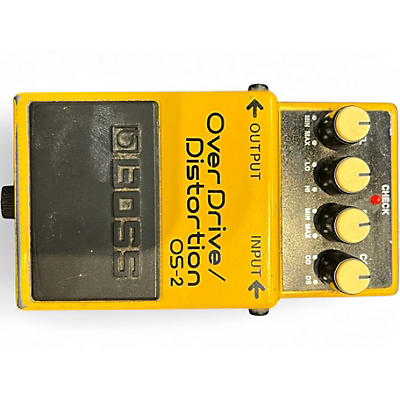 Used BOSS OS2 Overdrive Distortion Effect Pedal