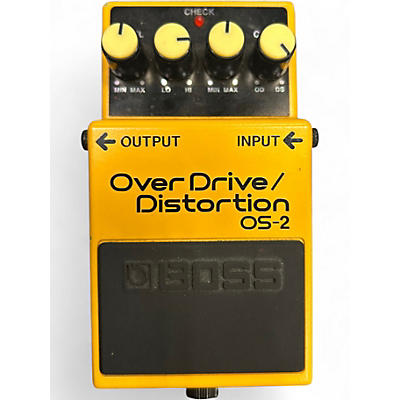 Used BOSS OS2 Overdrive Distortion Effect Pedal