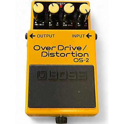 Used BOSS OS2 Overdrive Distortion Effect Pedal