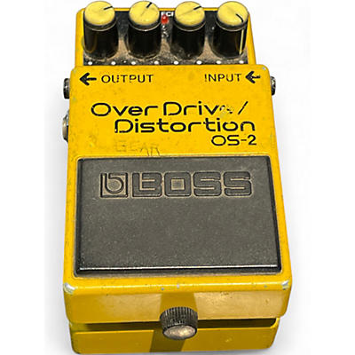 Used BOSS OS2 Overdrive Distortion Effect Pedal