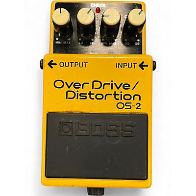 Used BOSS OS2 Overdrive Distortion Effect Pedal