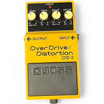 Used BOSS OS2 Overdrive Distortion Effect Pedal