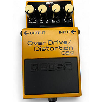Used BOSS OS2 Overdrive Distortion Effect Pedal