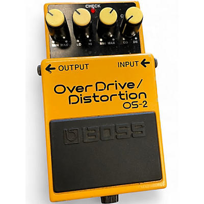 Used BOSS OS2 Overdrive Distortion Effect Pedal