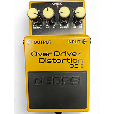 Used BOSS OS2 Overdrive Distortion Effect Pedal
