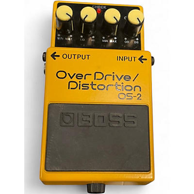 Used BOSS OS2 Overdrive Distortion Effect Pedal