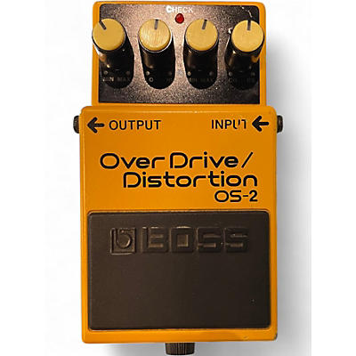 Used BOSS OS2 Overdrive Distortion Effect Pedal