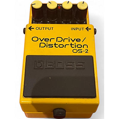 Used BOSS OS2 Overdrive Distortion Effect Pedal