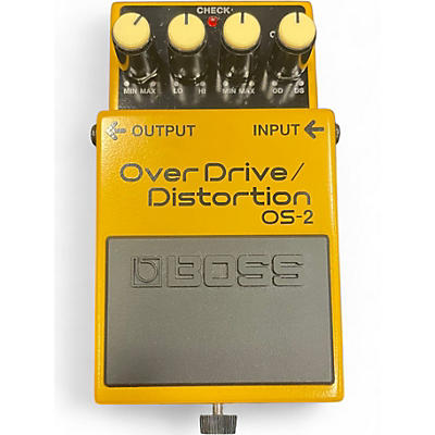 Used BOSS OS2 Overdrive Distortion Effect Pedal
