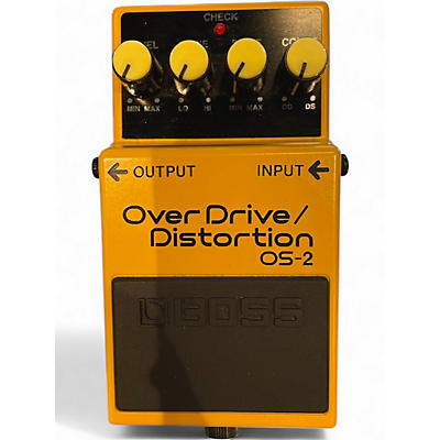 Used BOSS OS2 Overdrive Distortion Effect Pedal