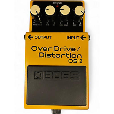 Used BOSS OS2 Overdrive Distortion Effect Pedal