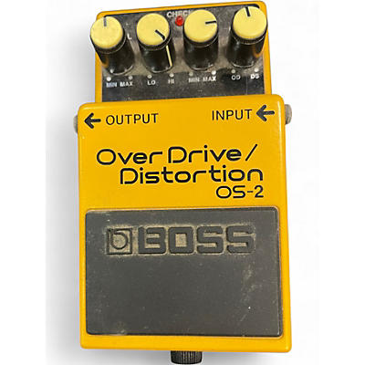 Used BOSS OS2 Overdrive Distortion Effect Pedal