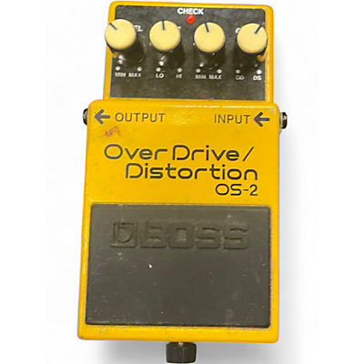 Used BOSS OS2 Overdrive Distortion Effect Pedal
