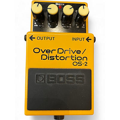 Used BOSS OS2 Overdrive Distortion Effect Pedal