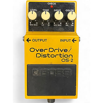 Used BOSS OS2 Overdrive Distortion Effect Pedal
