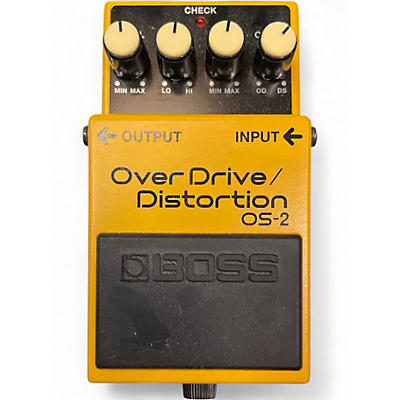 Used BOSS OS2 Overdrive Distortion Effect Pedal