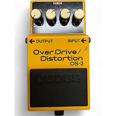 Used BOSS OS2 Overdrive Distortion Effect Pedal