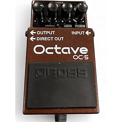 Used BOSS Octave OC-5 Effect Pedal