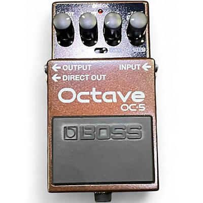 Used BOSS Octave OC5 Bass Effect Pedal