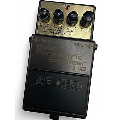 Used BOSS PQ3B Bass Parametric Equalizer Bass Effect Pedal