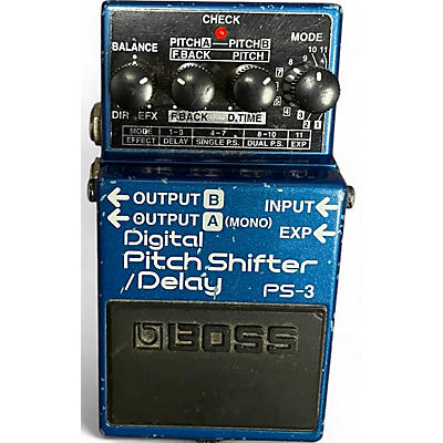 Used BOSS PS3 Digital Pitch Shifter Delay Effect Pedal