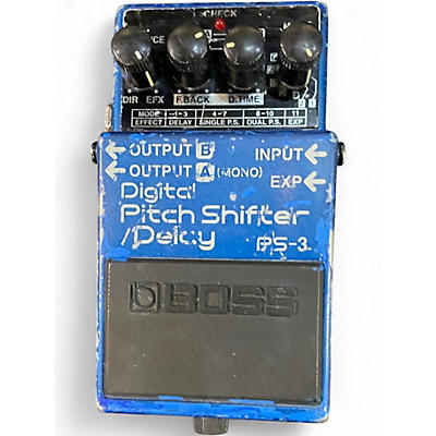 Used BOSS PS3 Digital Pitch Shifter Delay Effect Pedal