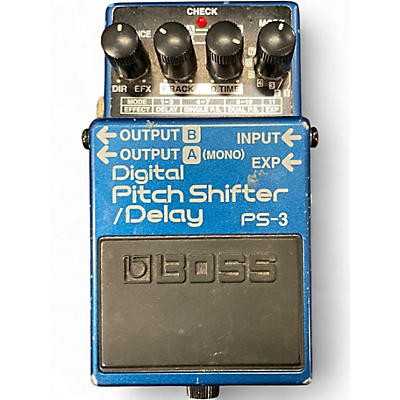 Used BOSS PS3 Digital Pitch Shifter Delay (Pink Label) Effect Pedal
