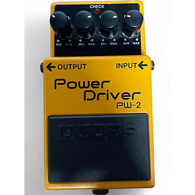 Used BOSS PW2 POWER DRIVE Effect Pedal