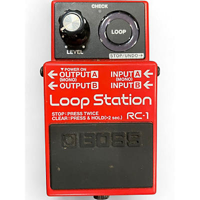 Used BOSS RC1 Loop Station Pedal