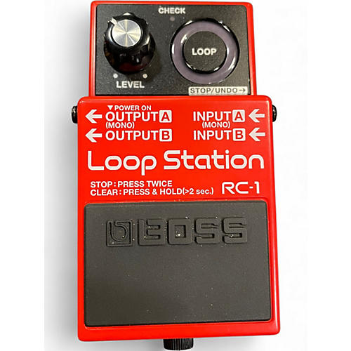 Used BOSS RC1 Loop Station Pedal
