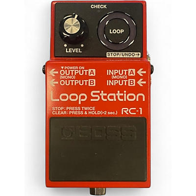 Used BOSS RC1 Loop Station Pedal