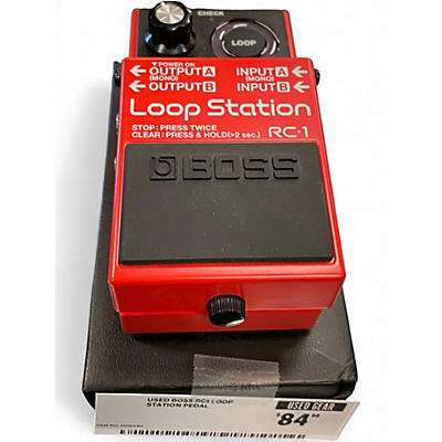 Used BOSS RC1 Loop Station Pedal