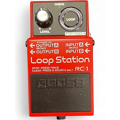 Used BOSS RC1 Loop Station Pedal