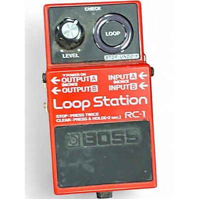 Used BOSS RC1 Loop Station Pedal