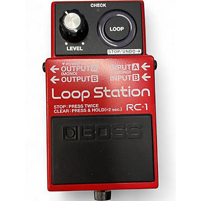 Used BOSS RC1 Loop Station Pedal