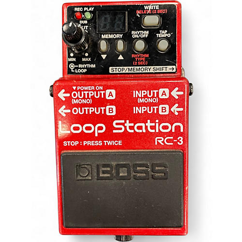 Used BOSS RC3 Loop Station Pedal