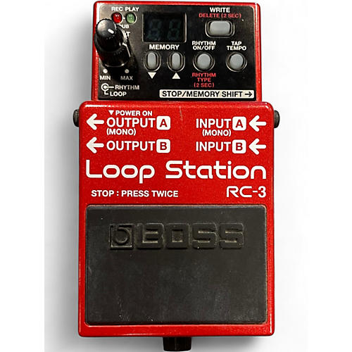 Used BOSS RC3 Loop Station Pedal