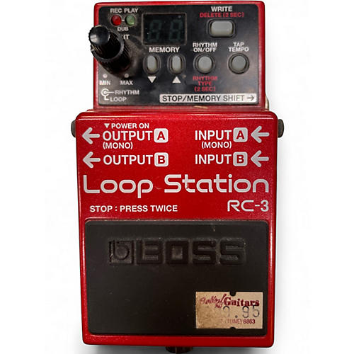 Used BOSS RC3 Loop Station Pedal