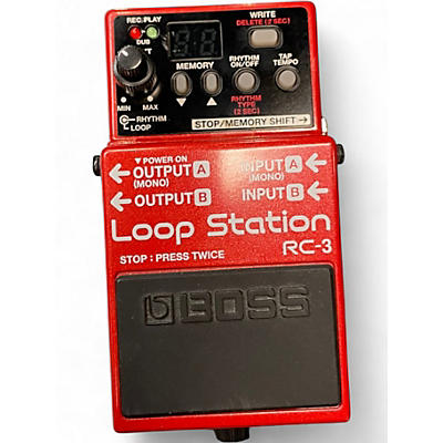 Used BOSS RC3 Loop Station Pedal