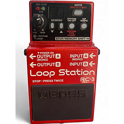 Used BOSS RC3 Loop Station Pedal