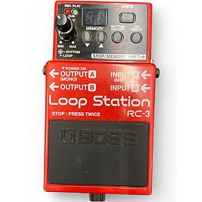 Used BOSS RC3 Loop Station Pedal