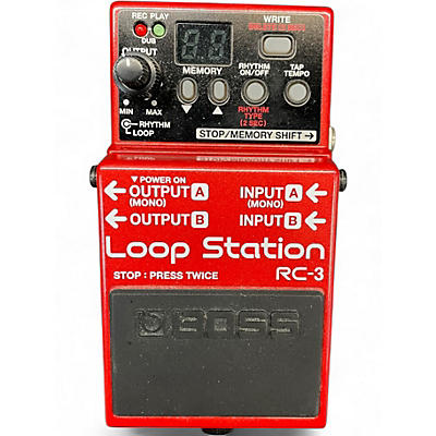 Used BOSS RC3 Loop Station Pedal