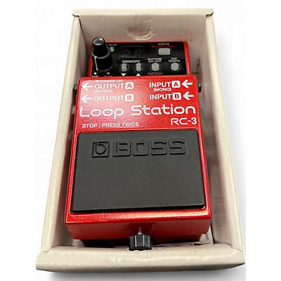 Used BOSS RC3 Loop Station Pedal