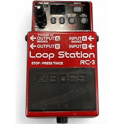Used BOSS RC3 Loop Station Pedal