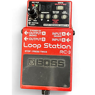 Used BOSS RC3 Loop Station Pedal