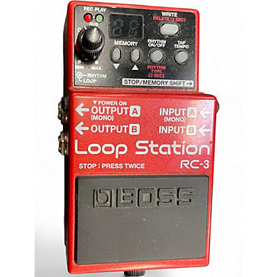 Used BOSS RC3 Loop Station Pedal