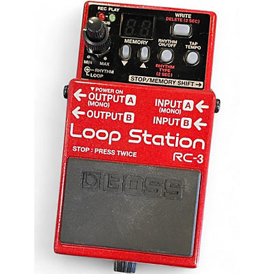 Used BOSS RC3 Loop Station Pedal