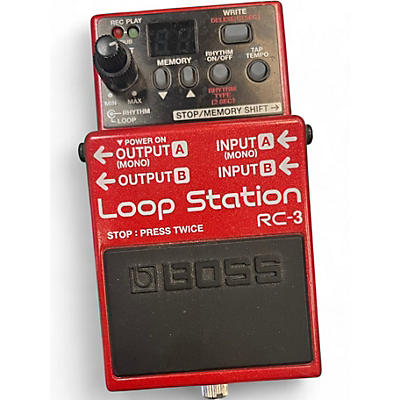 Used BOSS RC3 Loop Station Pedal